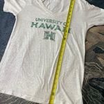Blue 84 Women's Gray University of Hawaii V-Neck Top SZ M Relaxed Fit Unisex Y2K Photo 9