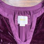 Anthropologie Maeve • Anthro Ingrid velvet dress burgundy shift mini tunic maroon wine silk Photo 4