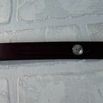 Justin Boots  Leather Belt Womens 30 Brown Silver Concho‎ Button Buckle Top Grain Photo 2