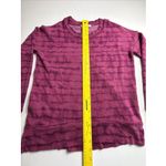 Athleta  Coaster Luxe Tie Dye Shibori Striped Pink Sweatshirt size XXS Photo 2