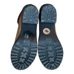 LOVE IMAGE‎ WOMEN'S LACE UP FAUX LEATHER ANKLE BOOTS HEEL BROWN SIZE 8 Photo 8