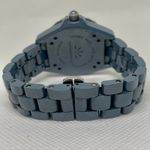 Isaac Mizrahi Isaac Mizrah Live! Ceramic Blue/Grey women watch 34mm rotating bezel 6” running Photo 5