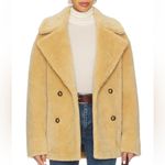 Free People NWT x We The Free Mari Reversible Jacket Coat In Tan Cream Combo Photo 1