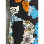 Abel the label ASTR the Label Floral Slip Midi Dress Crisscross Back Black Multicolor L Photo 5