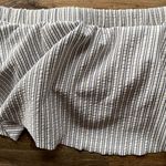 Xhilaration  Pinstripe Ruffle Top Strapless Bikini Top Size Medium Photo 2