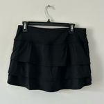 Athleta Heathered Black Swagger Skort M Photo 0