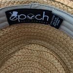 Epoch Tan Straw Fedora sz S/M Photo 6