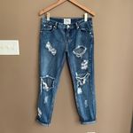 One Teaspoon  Awesome‎ Baggies Distressed Low Rise Jeans Size 27 Photo 2