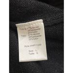 Elan  LOVE Colorblock Black White Long Sleeve Pullover Sweater, Size Large Photo 6