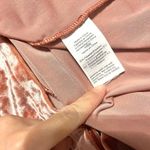 Madewell Pink Crushed Velvet Mockneck Mini Dress Size XXS Photo 4