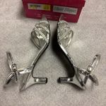 Silver Slipper Belle Silver with Rhinestones 3” High Heels * Size 7.5 Photo 7
