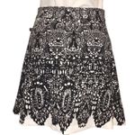 L'ATISTE ✨L’ATISTE by Amy Designer Boho Flared Black White Sz Small Skirt✨ Photo 2