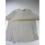 Adrianna Papell  Polka Dot Blouse Long Sleeve Pleated Top Womens Size M‎ Photo 2