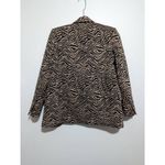 Pinko women's Animal print blazer size 2 Black Photo 2