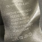 Badgley Mischka Studio black boho top with white trim and a tassel tie/ 1X / EUC Photo 3