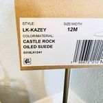 Lucky Brand Kazey Square Toe Suede Bootie, Block Heel, Dark Gray, Size 12, NWT Photo 11