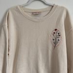 Taylor Swift  Loving Him Was Red Crewneck Sweatshirt Size Large Cream Pullover Photo 3