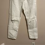 AGOLDE 90s Loose Fit Straight Distressed Jeans Enamel White- Size 27 Photo 7