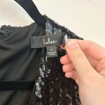 Lulus  Love Lasts Forever Black Sequin Long Sleeve Maxi Dress Size S Photo 6