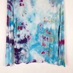 Heart & Hips Heart Hips Medium Top Handmade‎ Tie Dye Too Loud Blue Purple Pink Strappy 1113 Photo 7