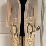 Forgotten Grace qtr sleeves cream sweater jacketM Photo 0