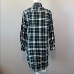 Selina Lounge Plaid Flannel Pajama Shirt Green Size Medium Photo 3
