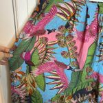 Rachel Roy Tropical Ruffle Faux Wrap Skirt Pink Size L Photo 4