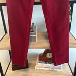 J Brand NWT Mid-Rise Corduroy Skinny Leg Cherry Red Jeans, 28 Photo 3