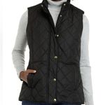 kim rogers Black Quilted Vest Jacket  Puffer Womens Small Photo 2