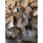 IDA SJÖSTEDT Black Mesh 3D Floral Applique Long Sleeve Top Size M Photo 3