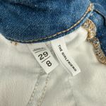 Loft  Ann Taylor Jeans Girlfriend SZ 29/8 Cotton Stretch Mid Indigo Wash Curvy Photo 4