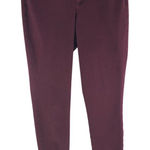 Old Navy  Womens Pixie Pants High Rise Secret Smooth Pockets Burgundy 0 Photo 0