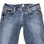 Silver Jeans  Lola Flare Leg Distressed Denim Blue Jeans Pants size 28 Photo 1