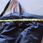 Victoria's Secret  Extra Large Tote  black black and pink lightweight zipper Photo 9