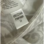 White House | Black Market WHBM Jeans Silver Paisley Straight Ankle Pants Size 0R Photo 4