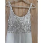 Lulus NWT Positively Romantic White Sheer Mesh Embroidered Maxi Dress Bridal S Photo 6