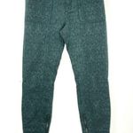 Anthropologie Pilcro and the Letterpress Green Textured Jeans Size 28 Zip Hem Photo 0