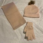 3 Piece Winter Hat, Scarf And Mitten Set New Pink Photo 0