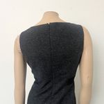 Halogen [] Charcoal Gray Wool Tweed Sheath Dress Knee Length Workwear Office Sz 6 Photo 4