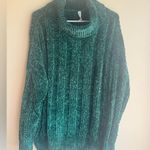 Zenana Outfitters Cozy Green Turtleneck Sweater Large Photo 0