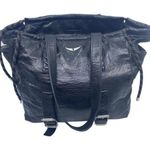 Zadig & Voltaire Bianca Black Leather Shoulder Bag Photo 0