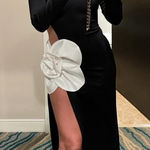 NWT Delfi Collective Chloe Long Black Dress $589 Size XS Photo 0