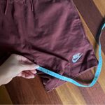 Nike Women's Athletic Shorts - Reddish Brown Photo 5