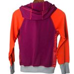 Nike Therma-Fit Long Sleeve Full Zip Neon Purple / Orange Hooded Activewear Jacket Photo 1