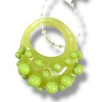 Urban Outfitters  Statement Bubble Ring in Lime NWT Size 6 Neon Funky Summer Photo 5