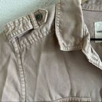 American Eagle Boyfriend Front Button Front Cargo Utility Shirt Neutral Pink XS Photo 1