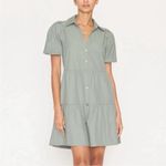 Brochu Walker  Sage Agave Havana Dress Button-Down Mini Dress Medium Photo 5