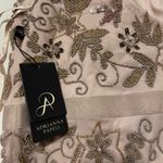 Adrianna Papell  Icy Lilac Beaded Illusion Yoke Gown Formal Dress Photo 9