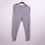Joah Brown Oversized Cotton Blend Fleece Lined Ankle Crop Joggers Pants Gray S/M Photo 0