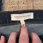 Current/Elliott  Raw Step Hem Denim Jeans Medium Dark Wash Size 29 Photo 4